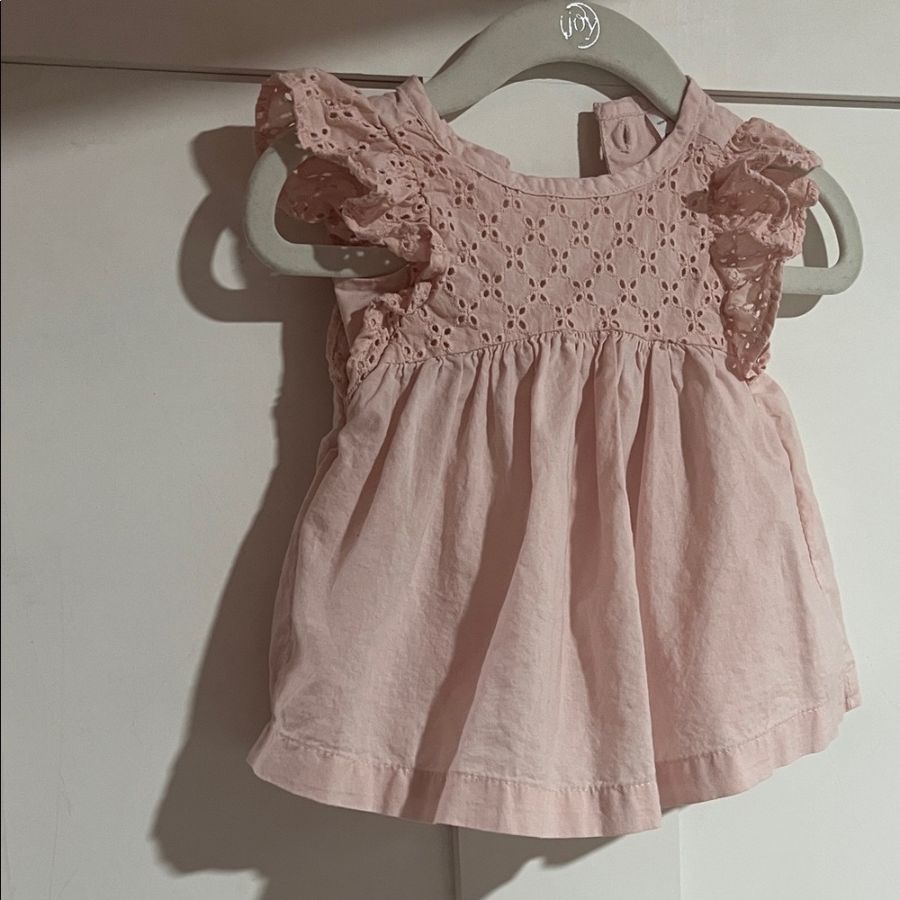 Carter's Pink Eyelet Casual Dress